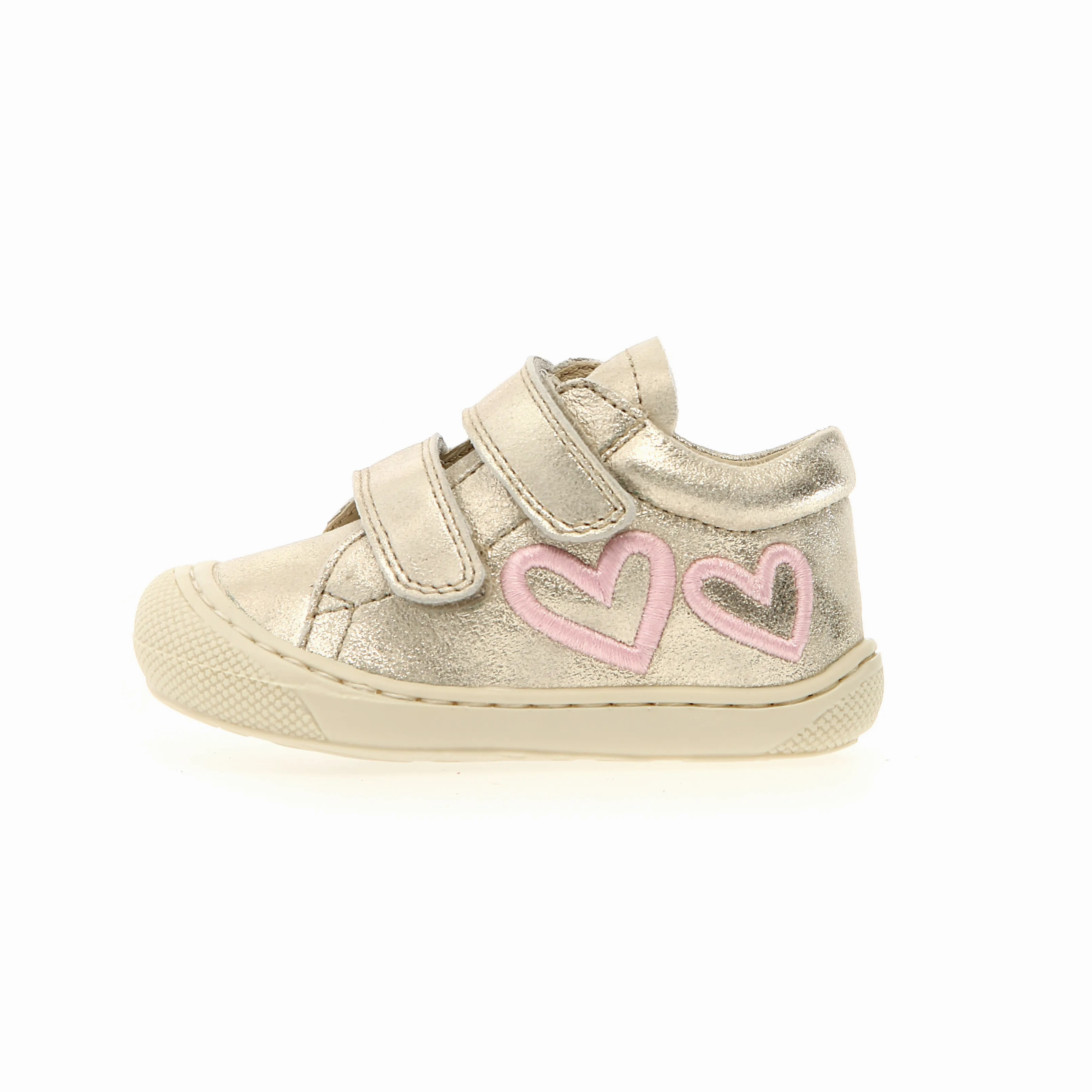 Naturino Girl's Glow Vl Casual Shoes - Platinum