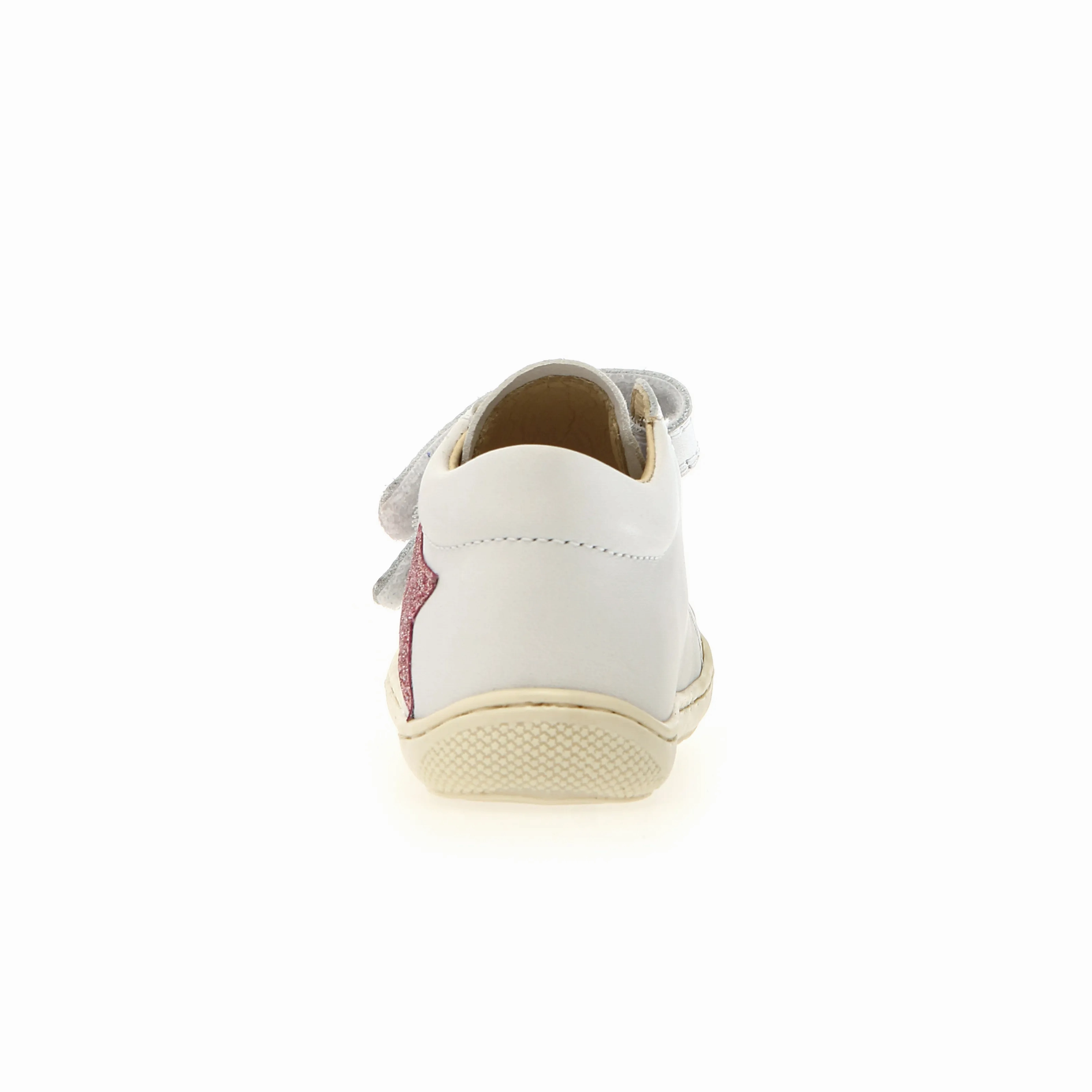 Naturino Girl's Kolde Vl Casual Shoes - White / Silver / Pink
