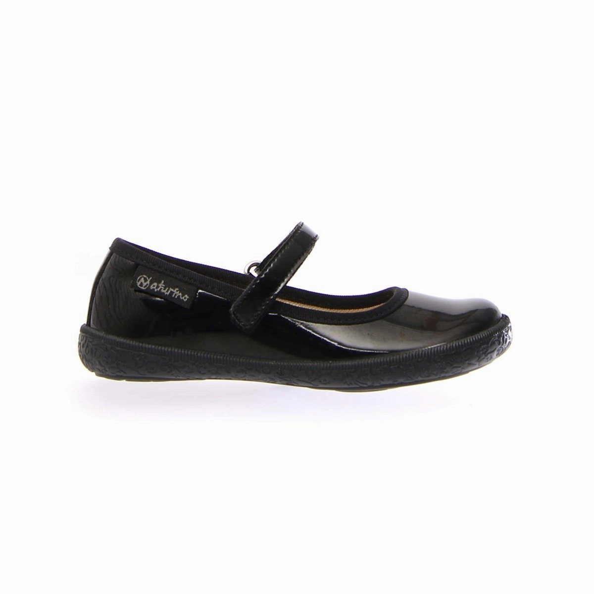 Naturino Girl's Pavia 61 Black Patent Mary Jane (Sizes 24-29)
