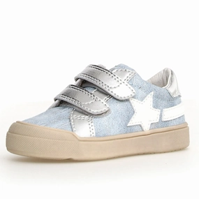 Naturino Girl's Singery Low Vl Casual Shoes - Metallic Dream / Silver