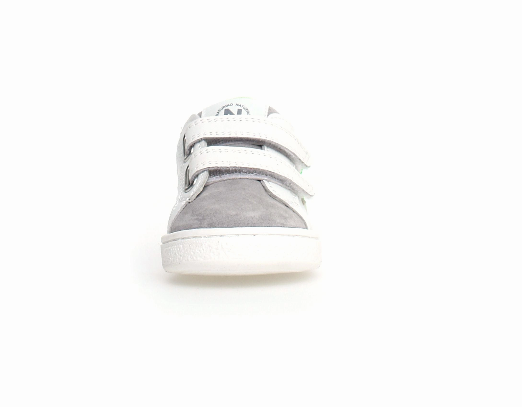 Naturino Pinn VL Boy's and Girl's Casual Shoes Sneakers - Grey/White/Green Fluorescent