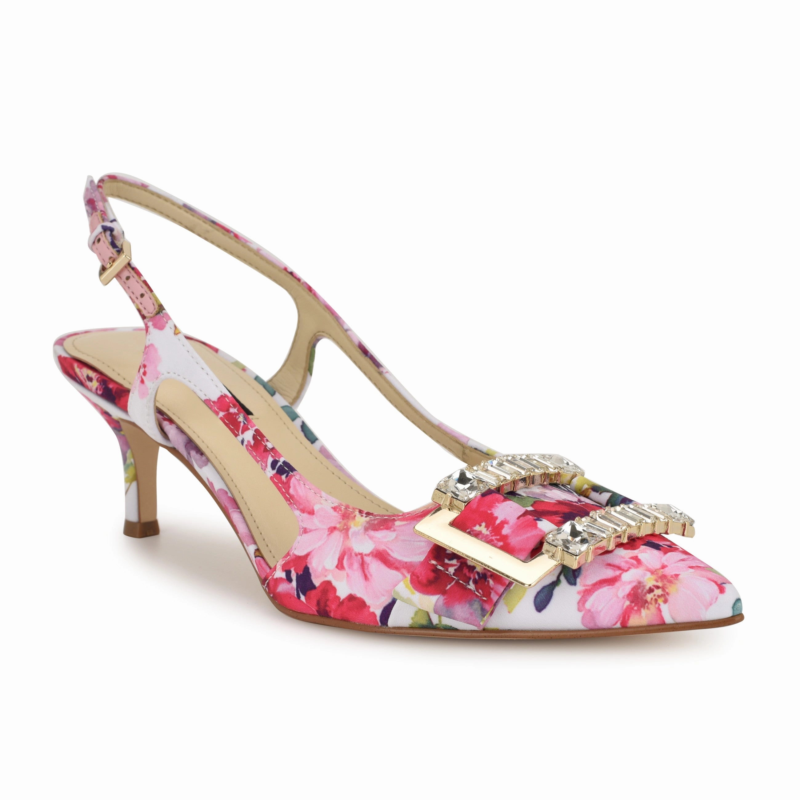 Neeri Pointy Toe Slingbacks