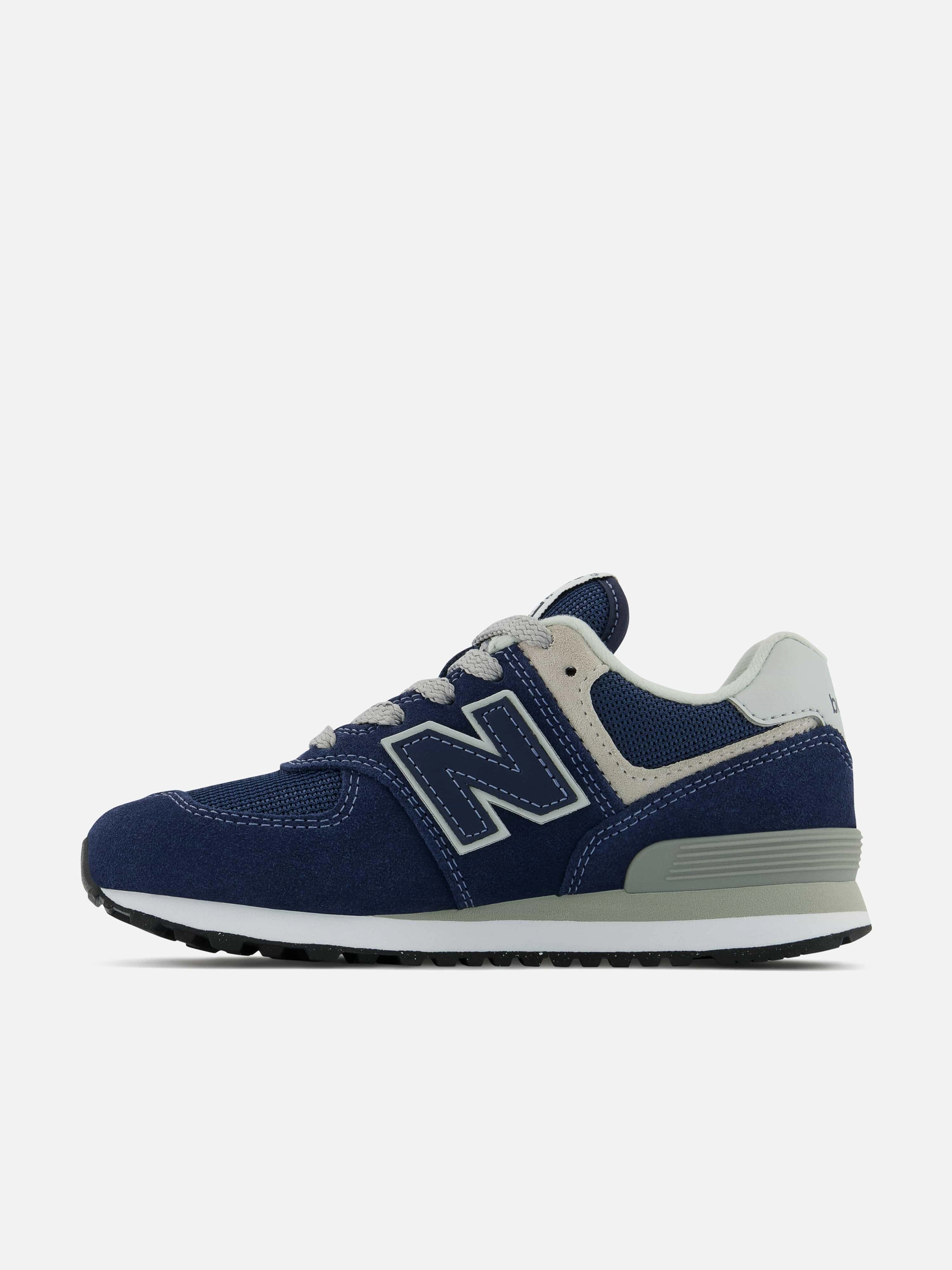 New Balance Boys Suede 574 Trainers in Navy