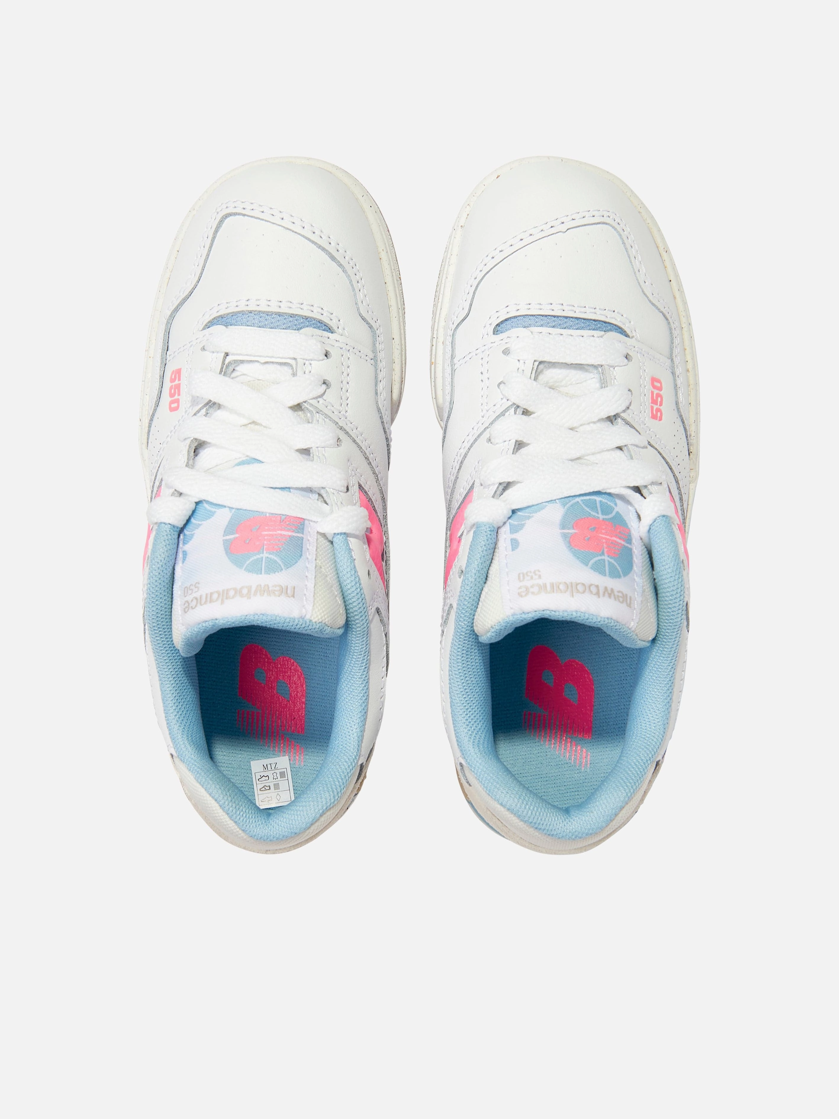 New Balance Girls B550 Trainers in White