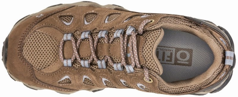 Oboz Women's Sawtooth II Low Waterproof - Brindle/Tradewinds Blue