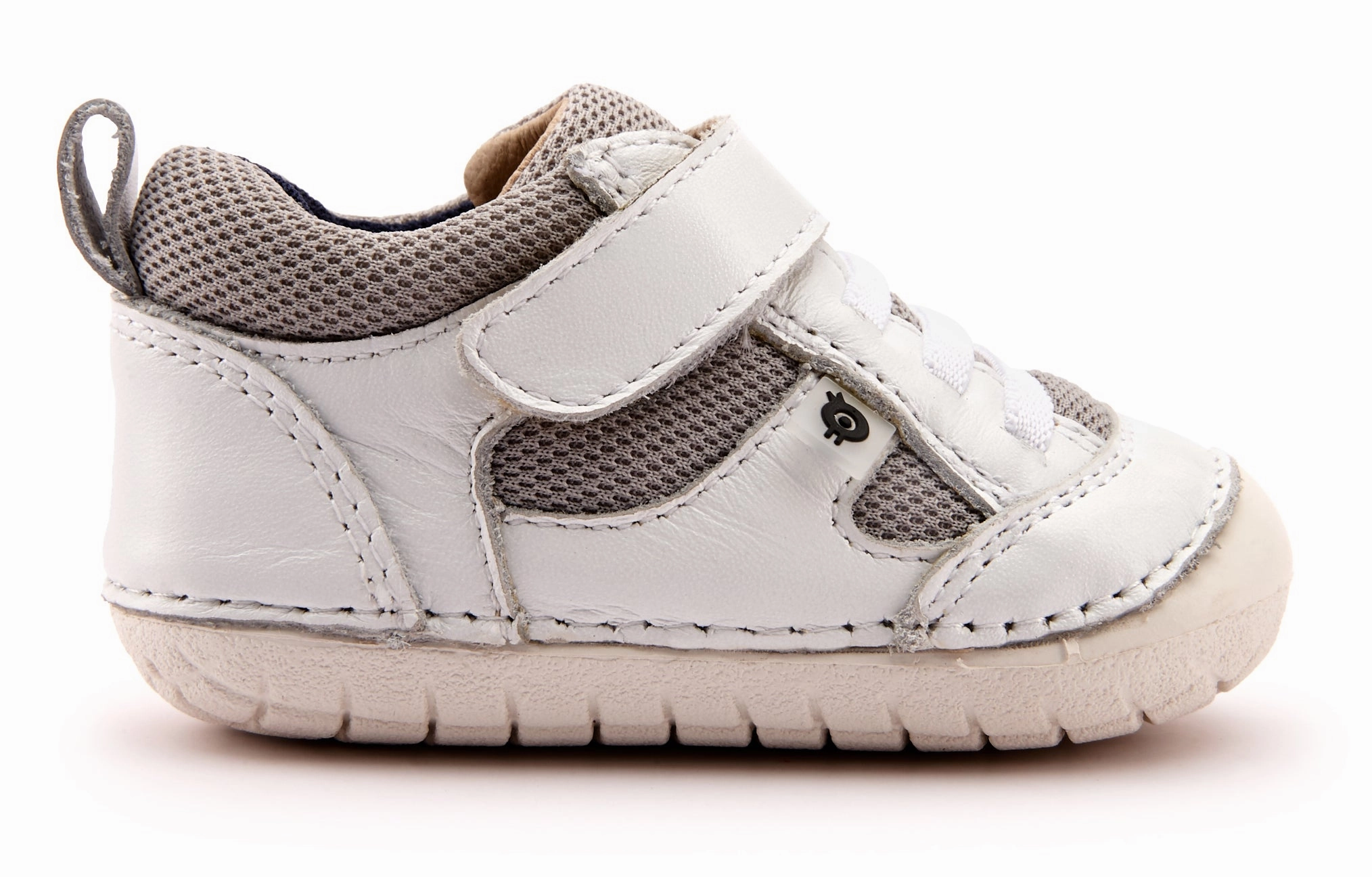 Old Soles Boy's and Girl's 4047 Bru Pave Sneakers - Snow/Light Grey/Navy