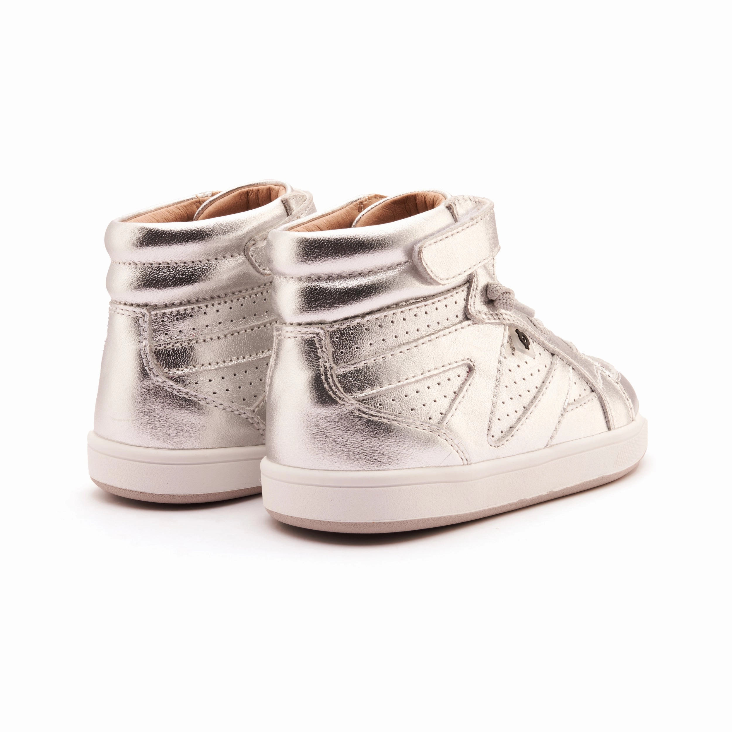 Old Soles Boy's and Girl's Cheersta Casual Shoes - Silver