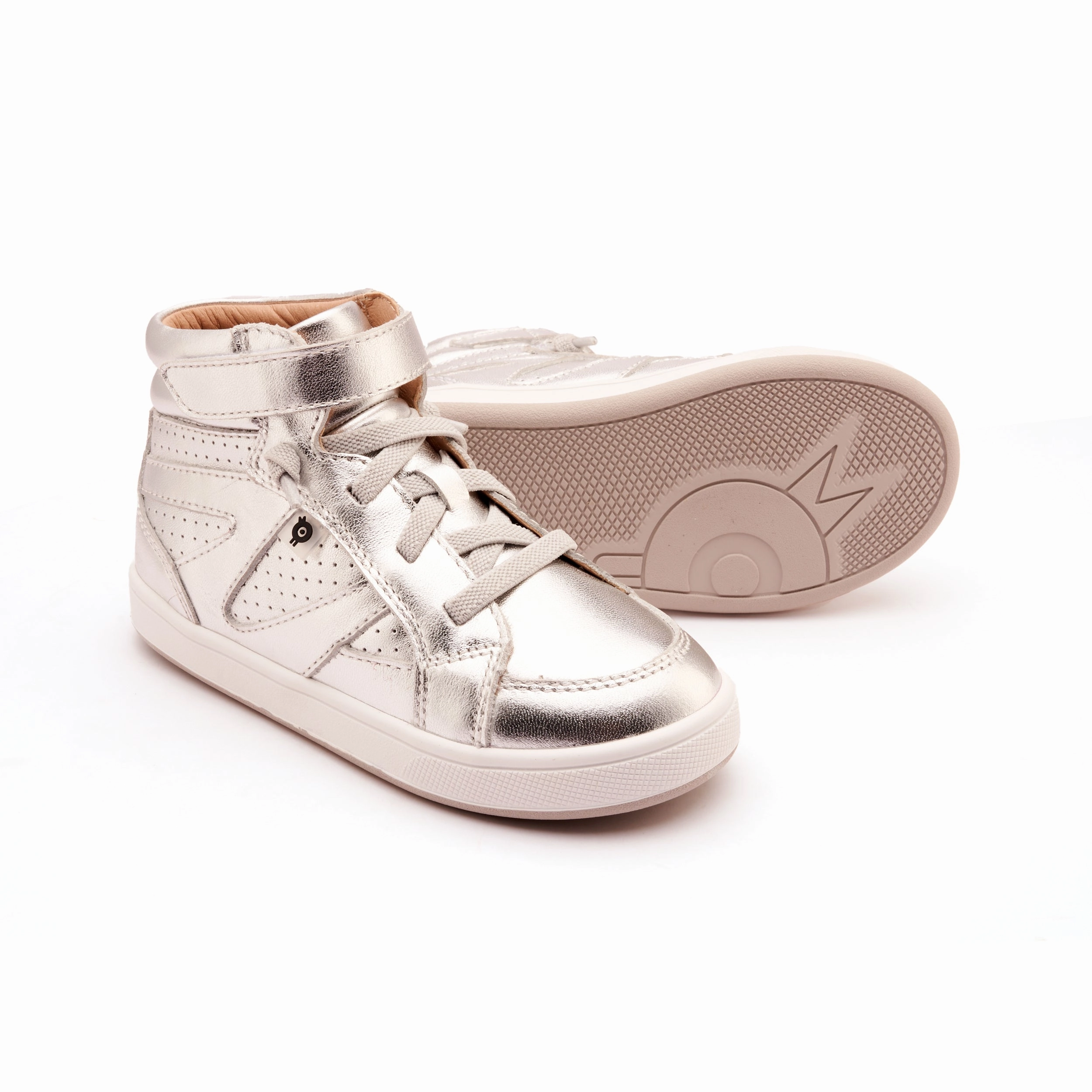 Old Soles Boy's and Girl's Cheersta Casual Shoes - Silver
