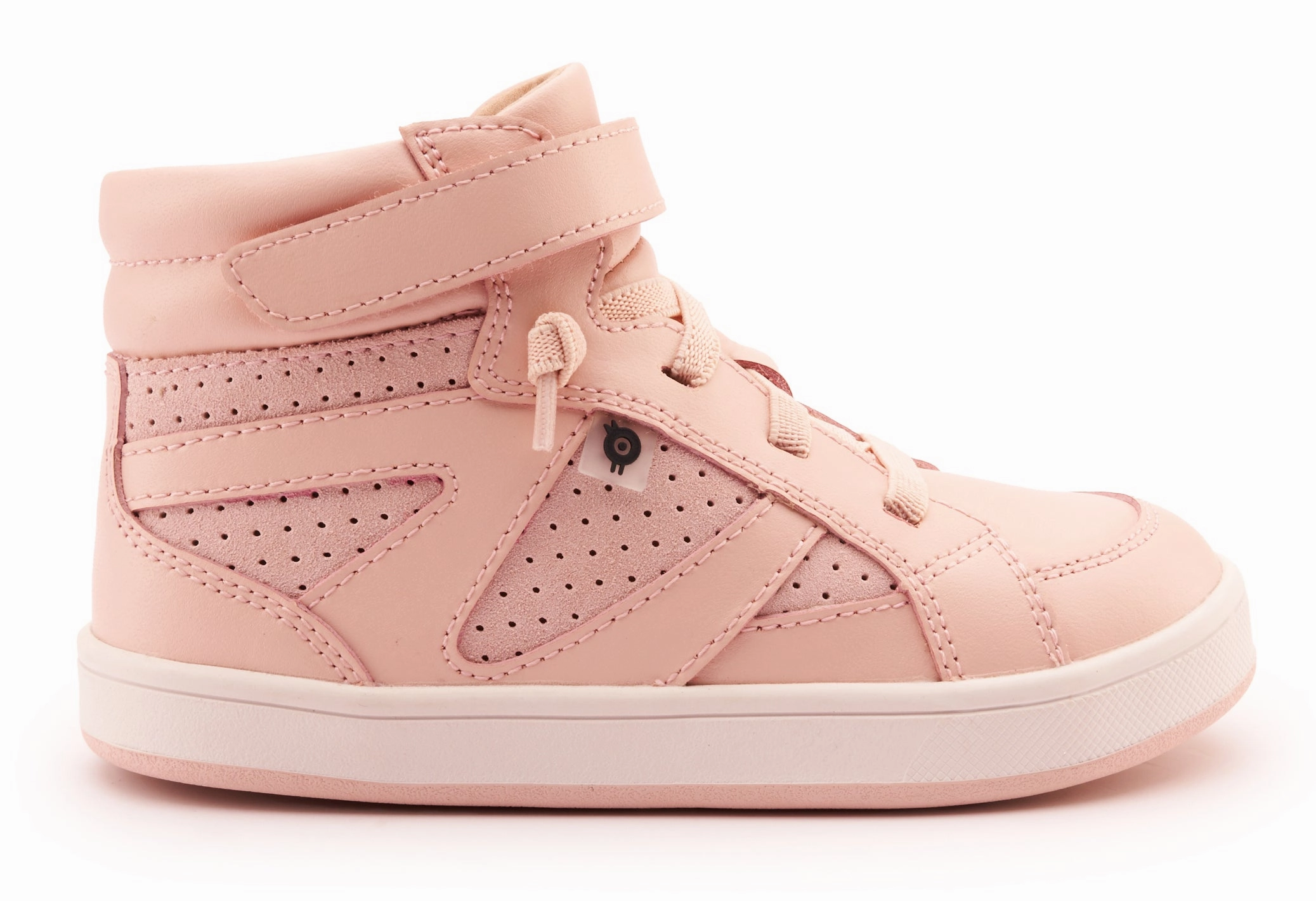 Old Soles Girl's 1004 Sole Base Casual Shoes - Powder Pink / Powder Pink Suede / White Powder Pink Sole