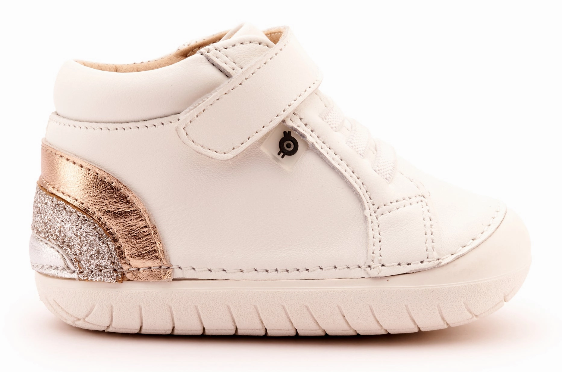 Old Soles Girl's 4091 Rainbow Champster Casual Shoes - Snow / Copper