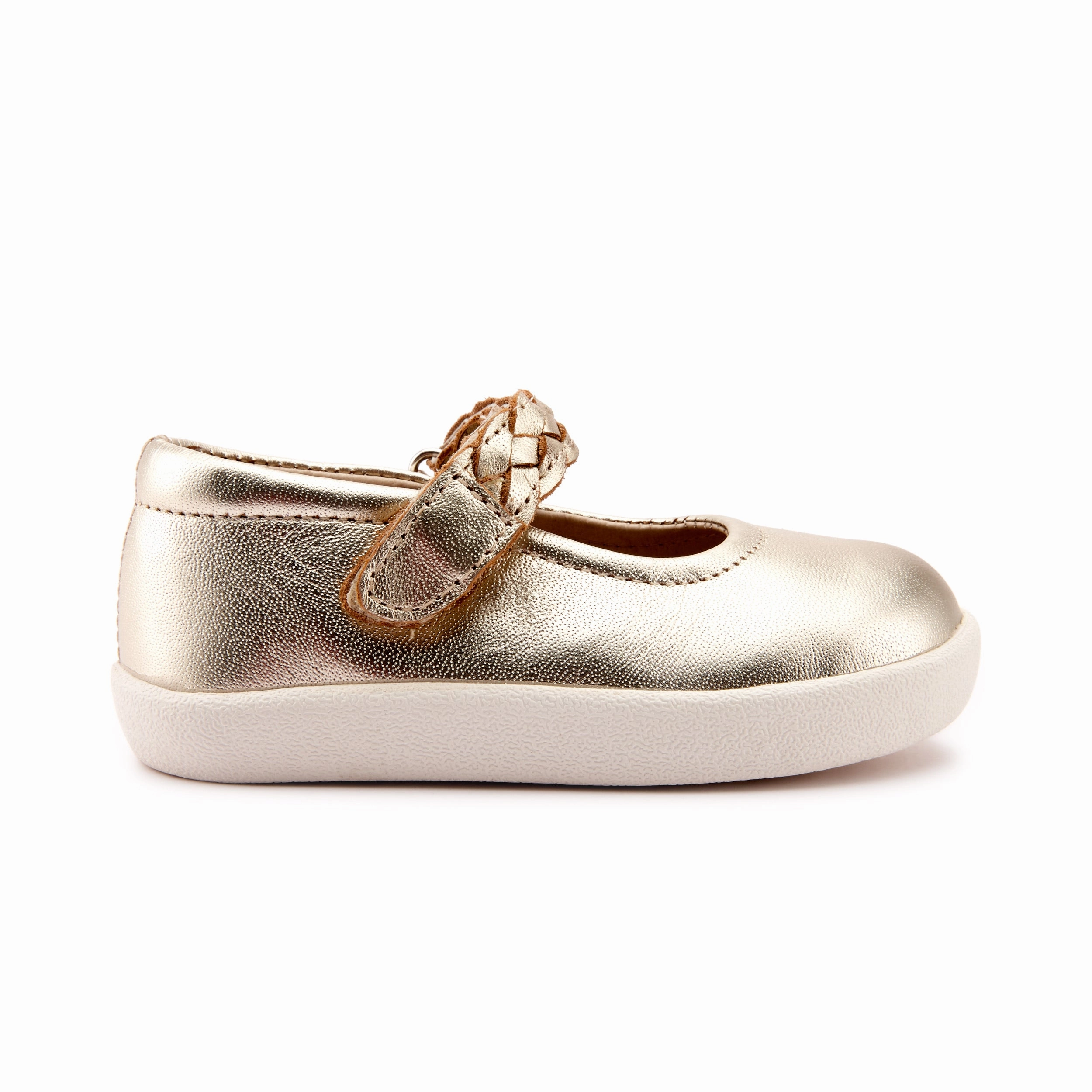 Old Soles Girl's 5075 Miss Plat Shoe - Gold