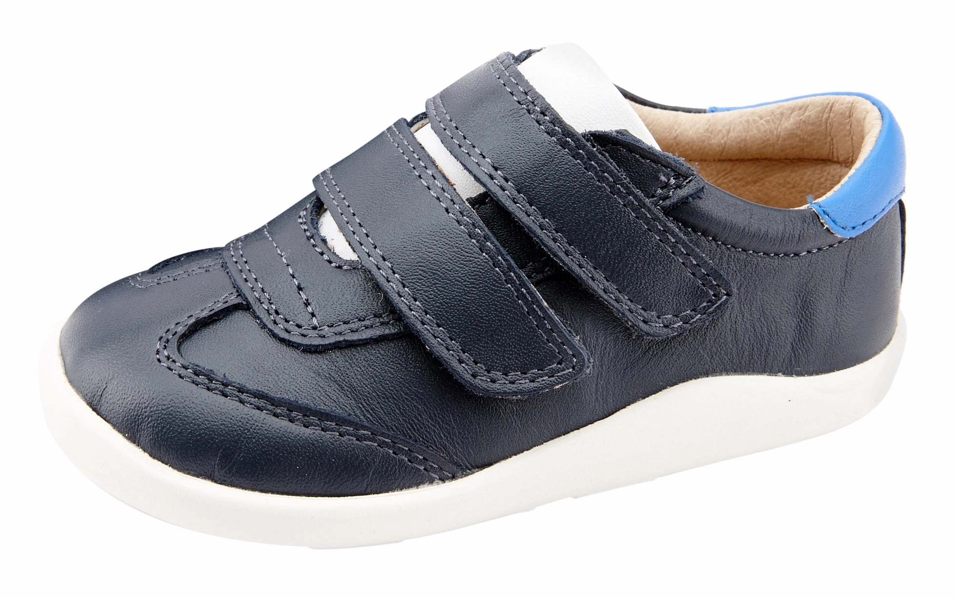 Old Soles Girl's 8012 Path Way Shoes - Navy/Snow/Neon Blue