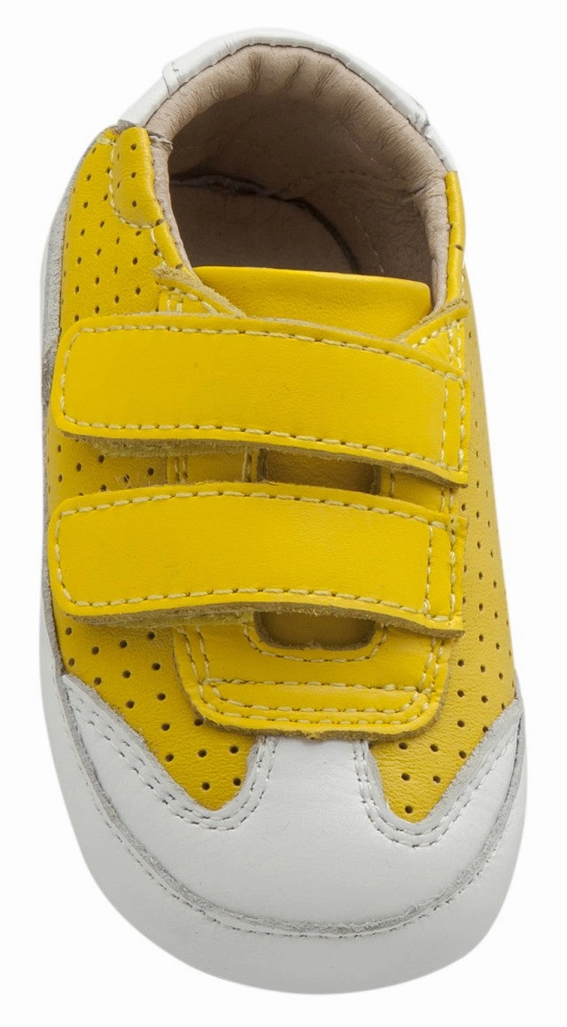 Old Soles Girl's and Boy's 0025R Chaser Sneakers, Sunflower/Snow