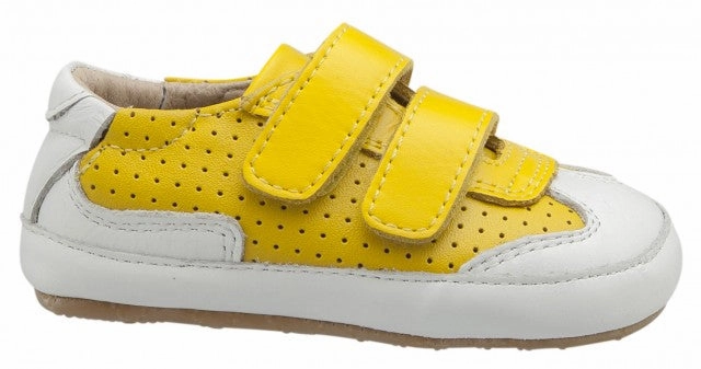 Old Soles Girl's and Boy's 0025R Chaser Sneakers, Sunflower/Snow