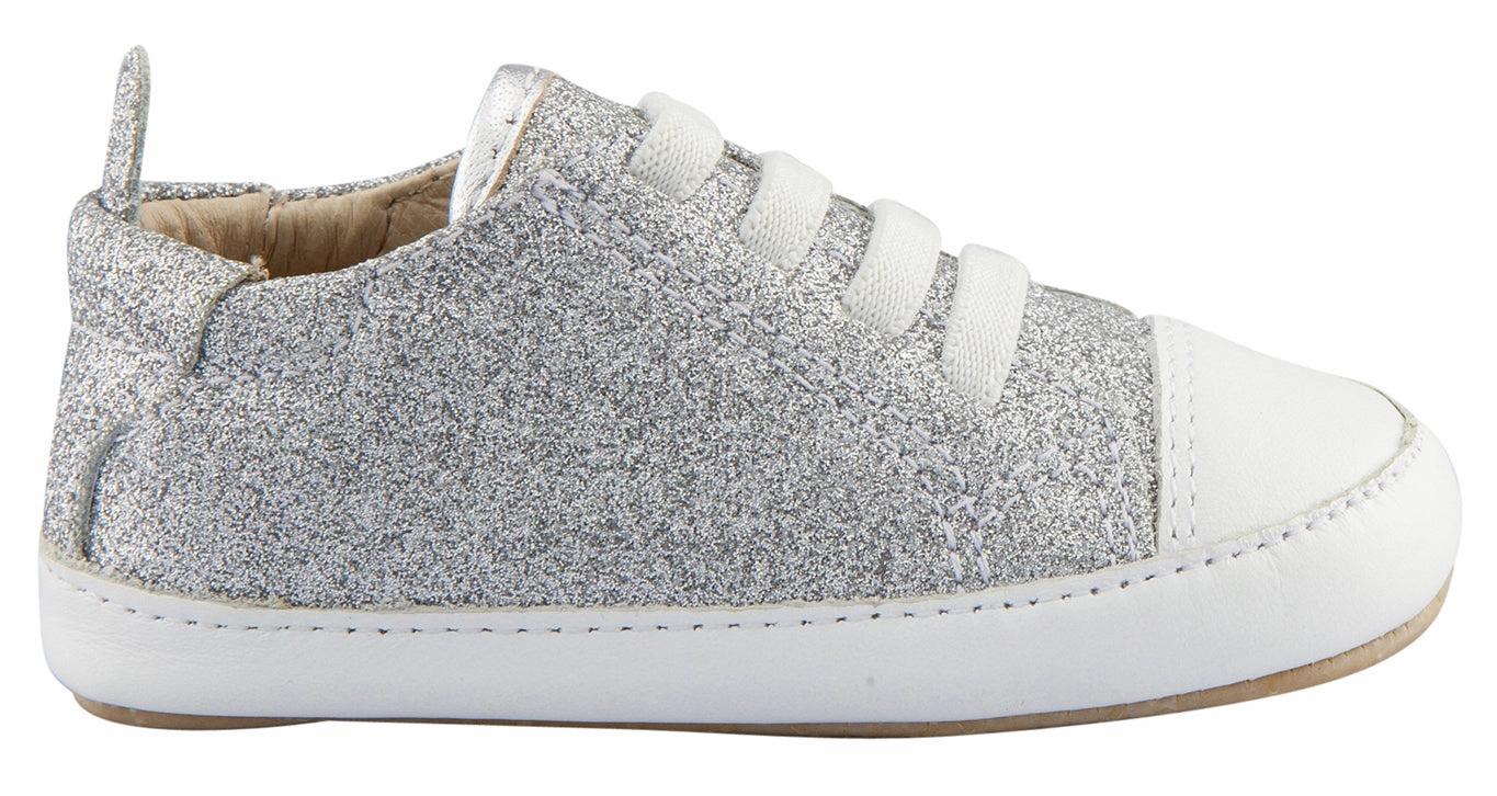 Old Soles Girl's and Boy's Eazy Jogger, Glam Argent/Silver