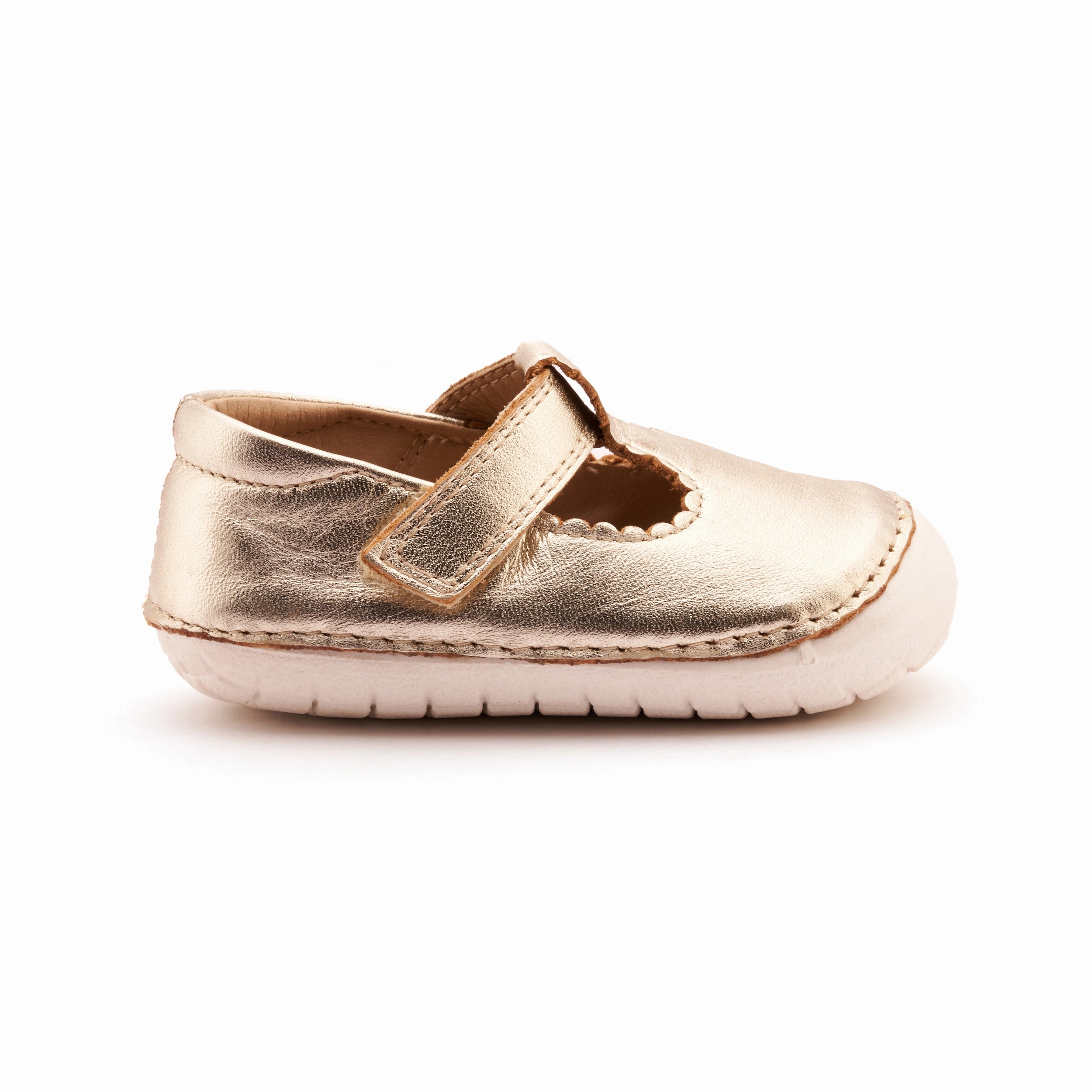 Old Soles Girl's Pave Classic-T Mary Jane Shoes - Gold / Snow