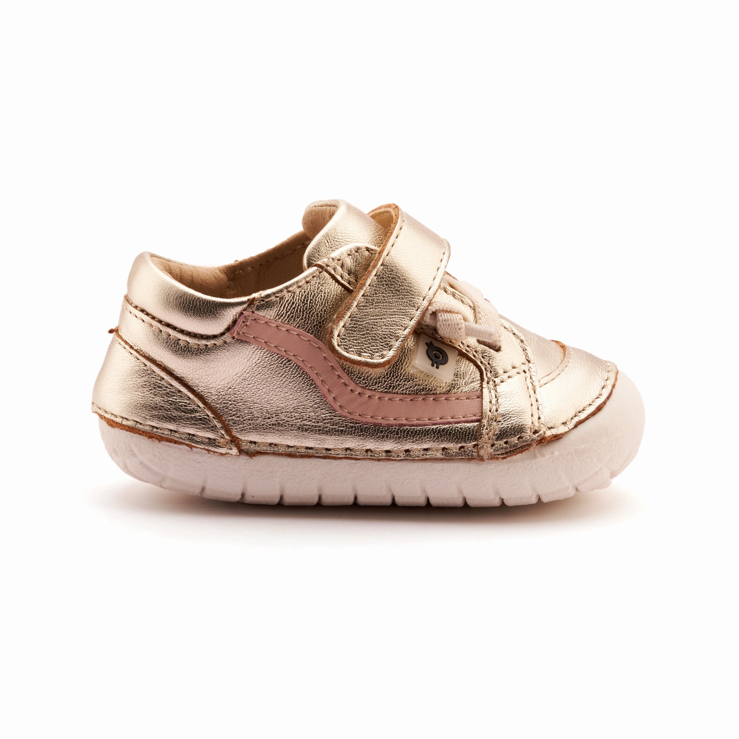 Old Soles Girl's Pave Squiggle Casual Shoes - Gold / Powder Pink