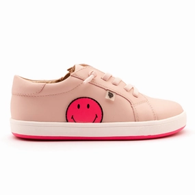 Old Soles Girl's Smiley Jumpa Casual Shoes - Nacardo Dalia / Fluro Pink