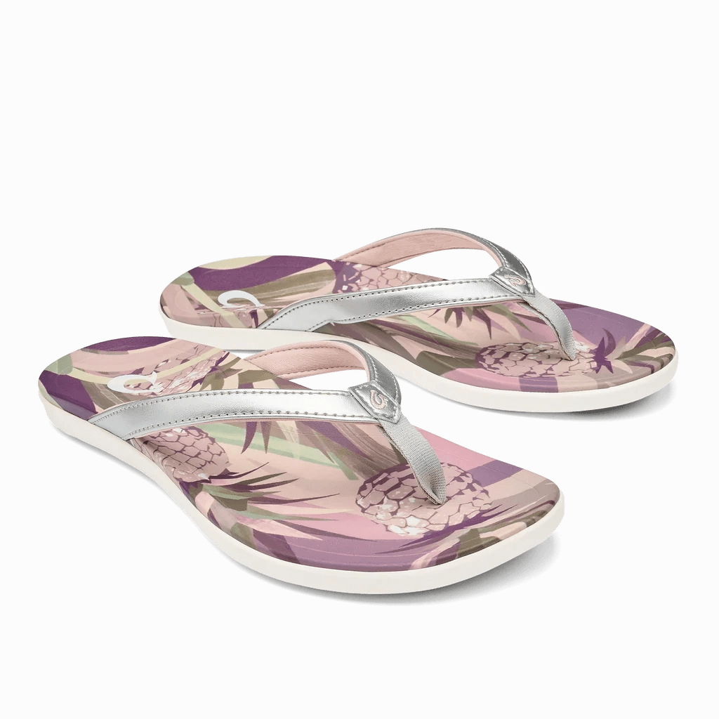 Olukai Women's Ho'opio Hau - Silver/Pineapple