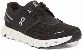On Running Cloud 5 In Black White For Women