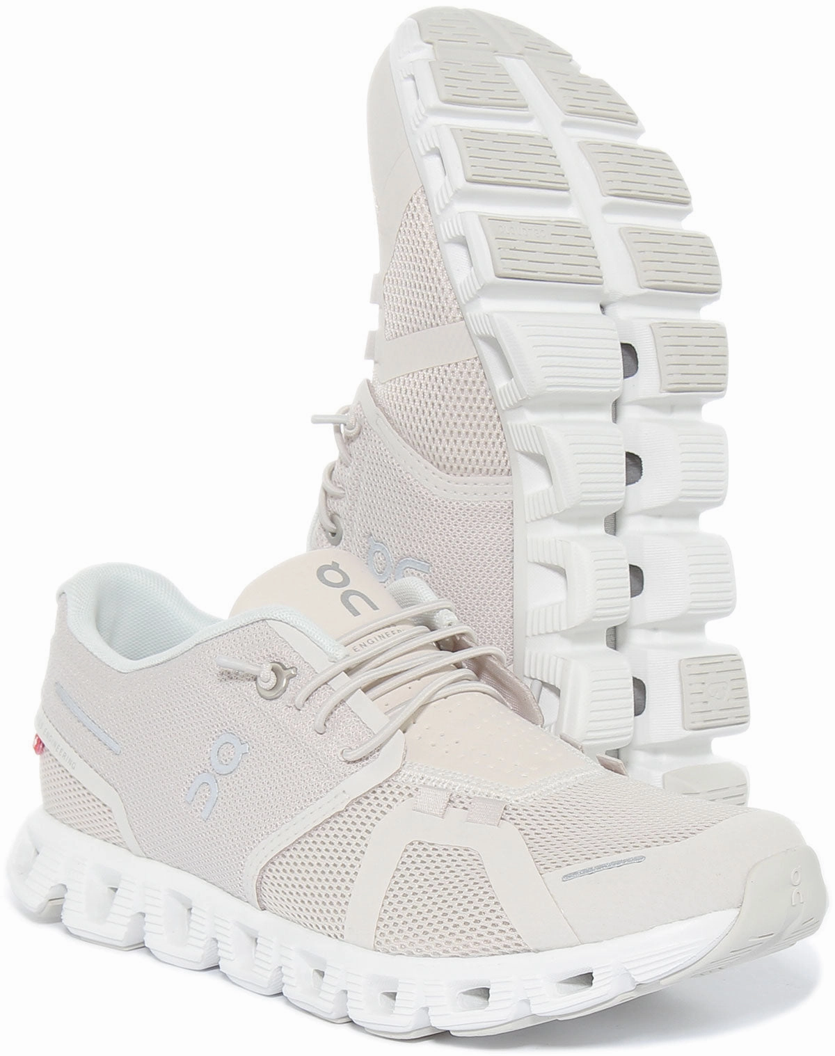 On Running Cloud 5 In Pearl White For Women