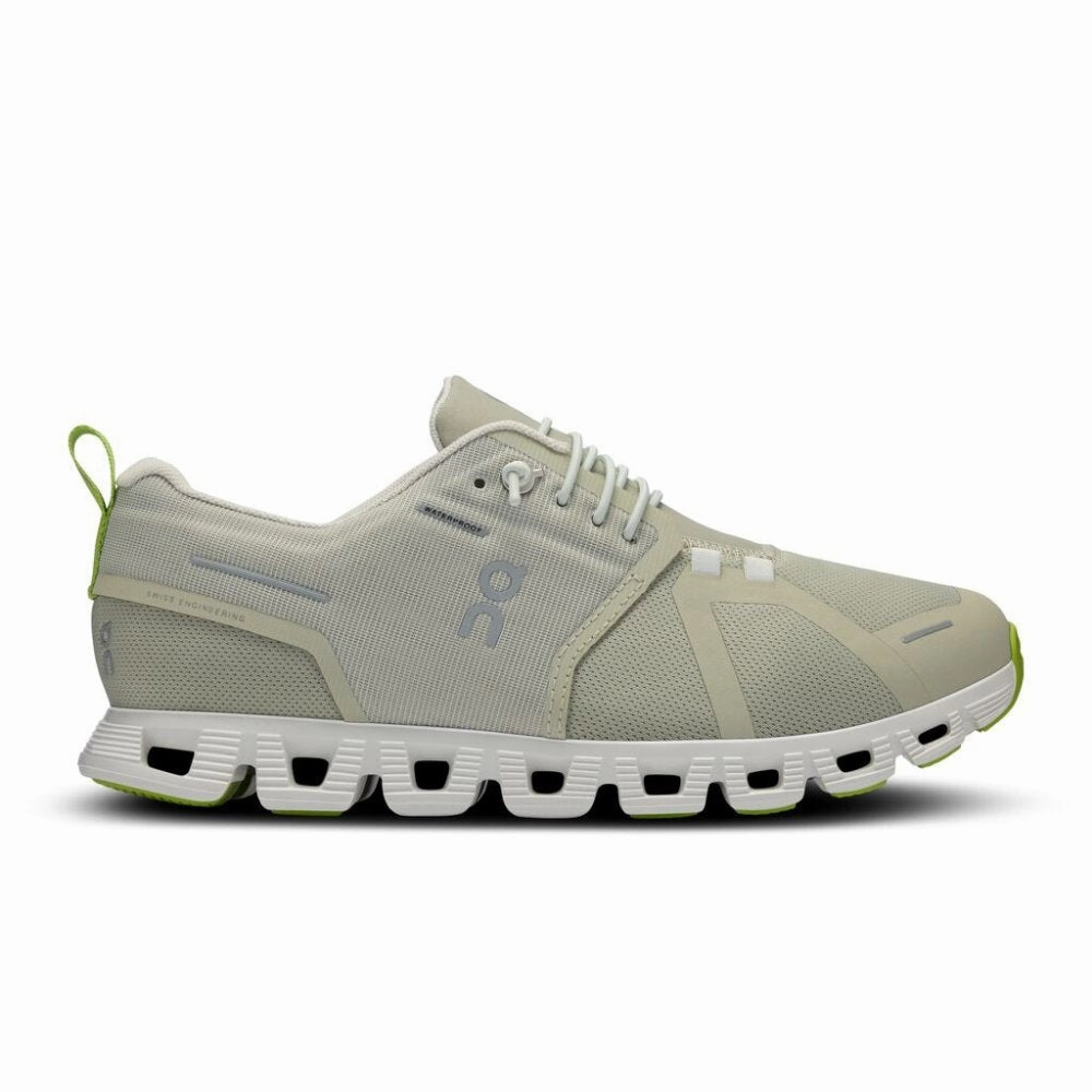 On Women's Cloud 5 Waterproof - Chalk/Ice