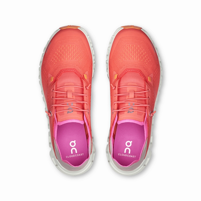On Women's Cloud 6 Coast - Salmon/Pearl