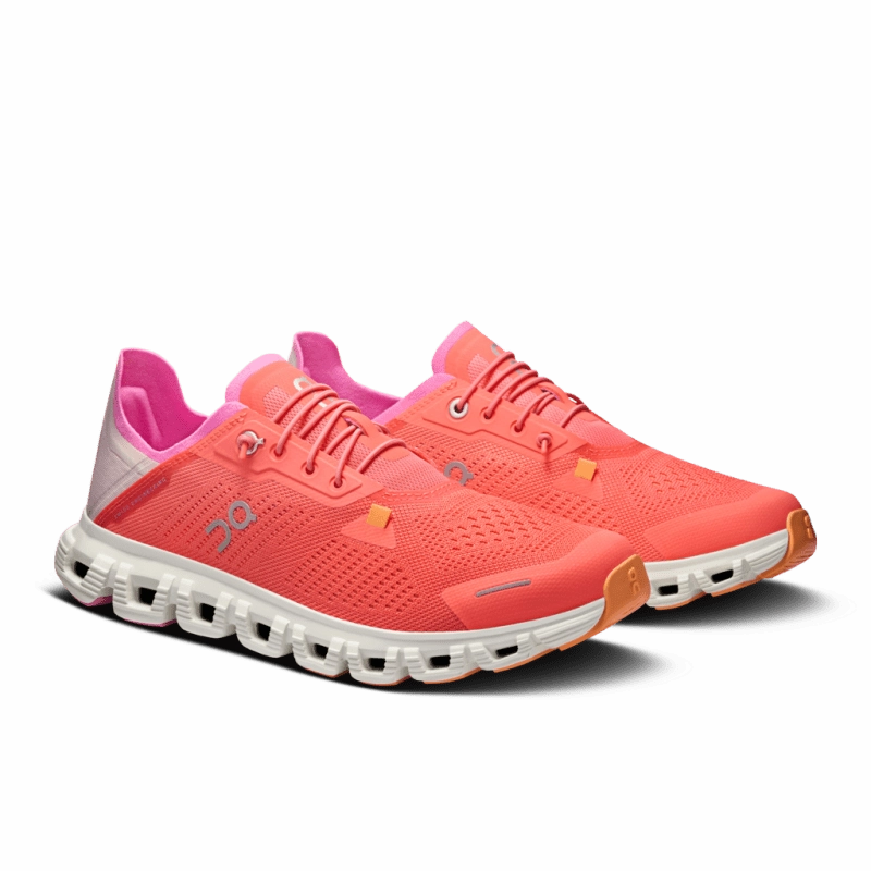 On Women's Cloud 6 Coast - Salmon/Pearl