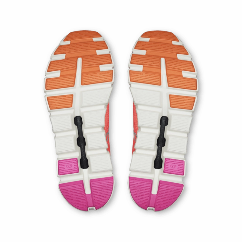 On Women's Cloud 6 Coast - Salmon/Pearl