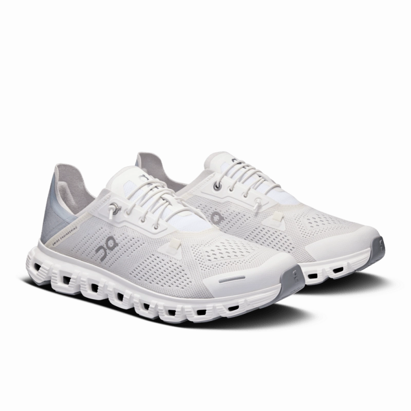 On Women's Cloud 6 Coast - White/Glacier