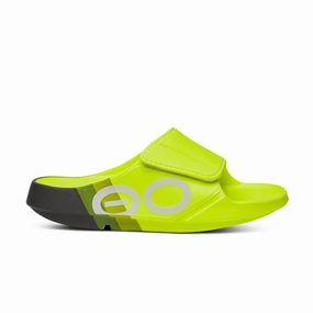 OOFOS OOahh Sport Flex Slide - Electro Rally