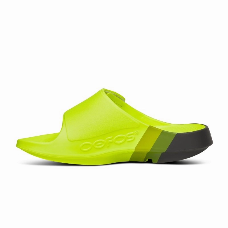 OOFOS OOahh Sport Flex Slide - Electro Rally