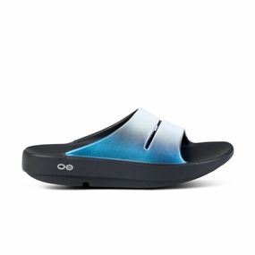 OOFOS Women's OOahh Luxe Slide - Frost