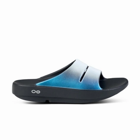 OOFOS Women's OOahh Luxe Slide - Frost