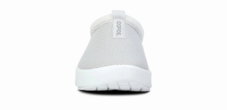 OOFOS Women's OOcoozie Sport Mule - White/Gray