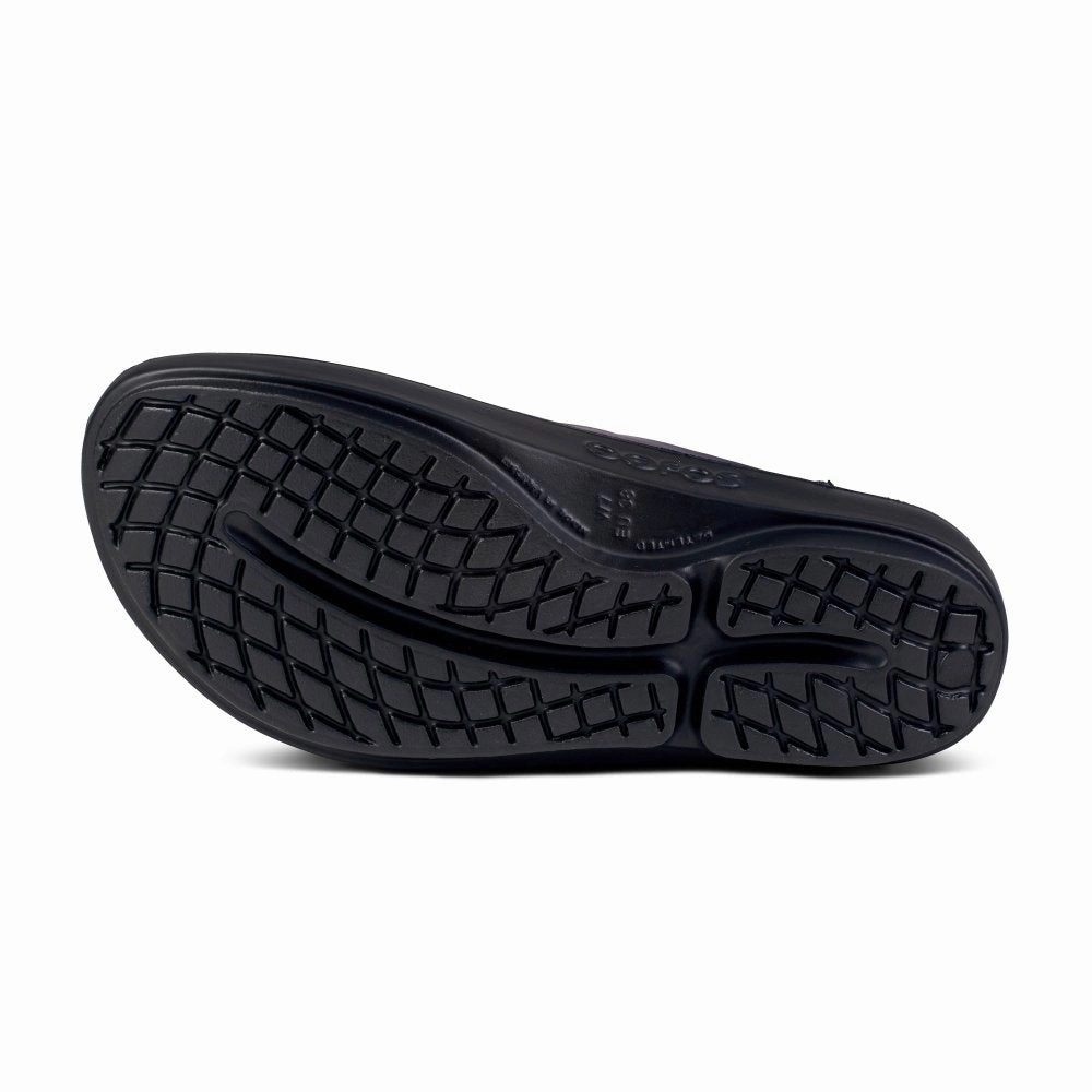 OOFOS Women's OOlala Luxe Thong - Midnight Spectre