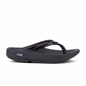 OOFOS Women's OOlala Thong - Black