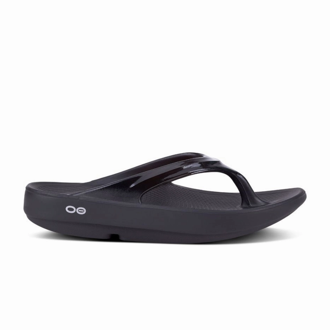 OOFOS Women's OOlala Thong - Black