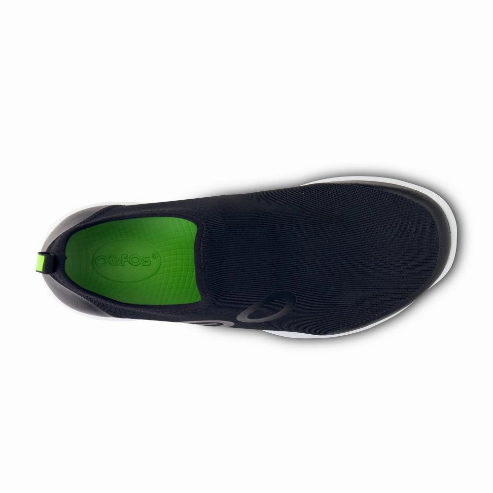 OOFOS Women's OOmg Sport Low - White & Black