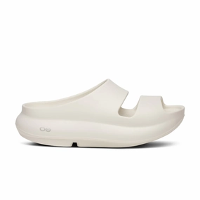OOFOS Women's OOyea Slide - Chalk