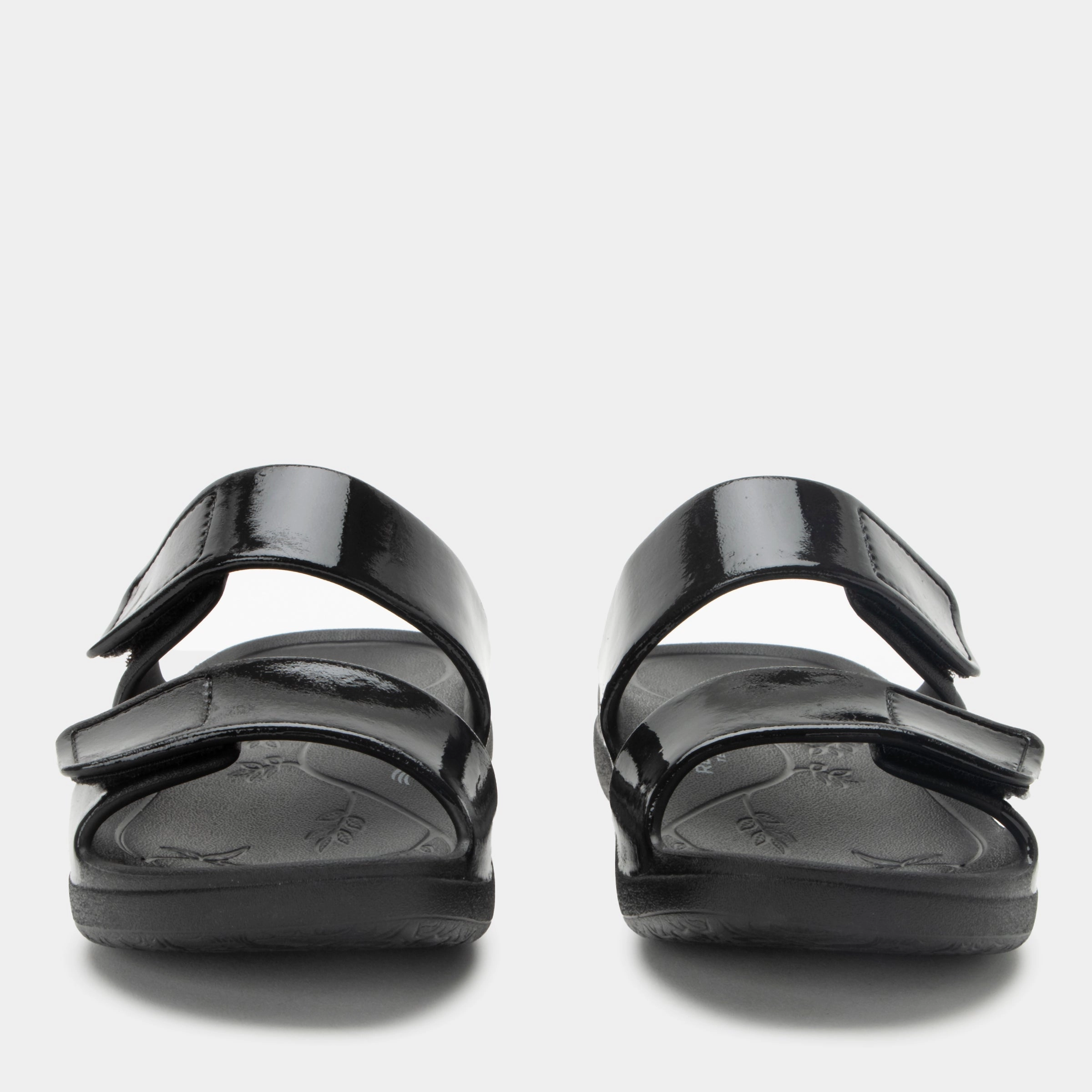 Orbyt Black Gloss Sandal