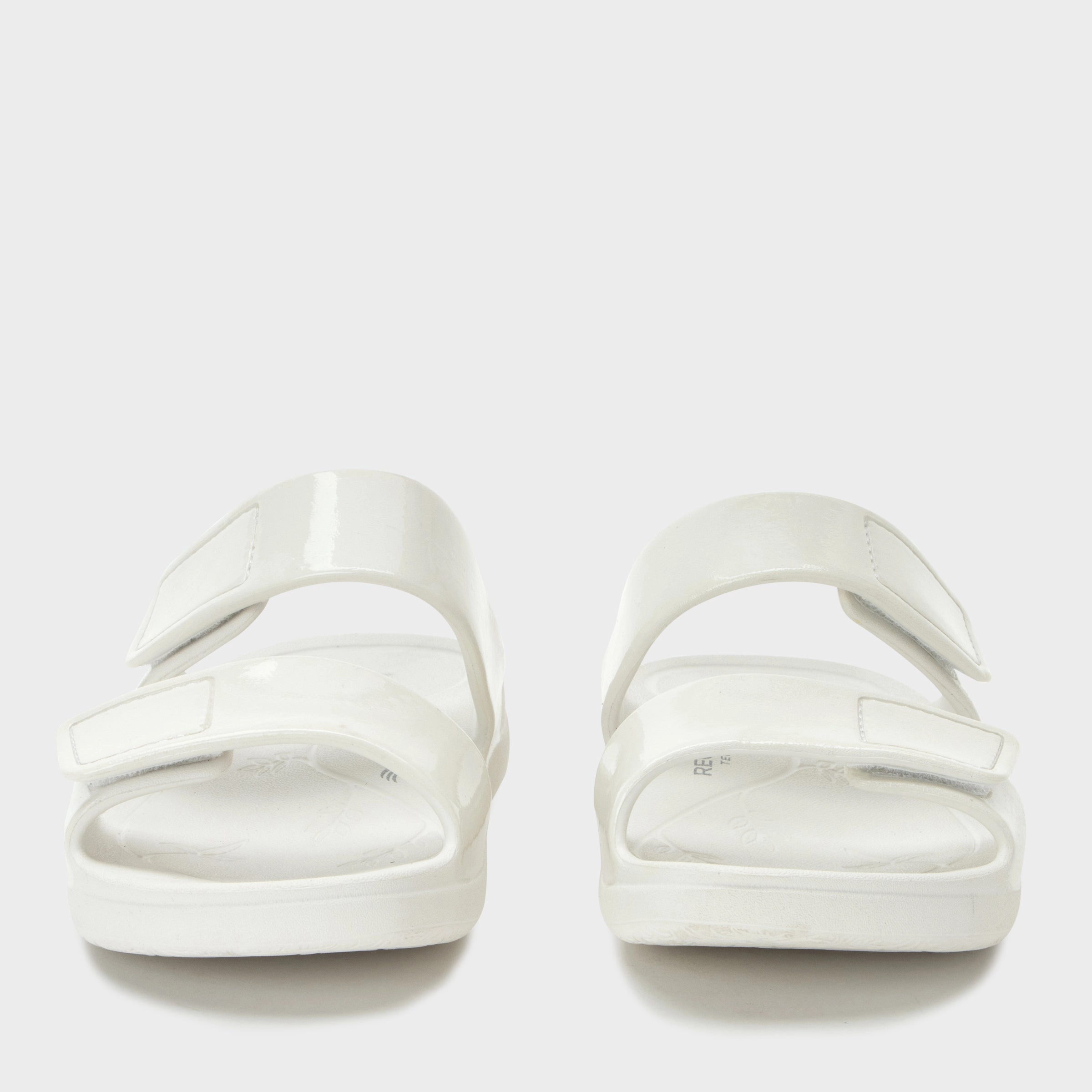 Orbyt White Gloss Sandal