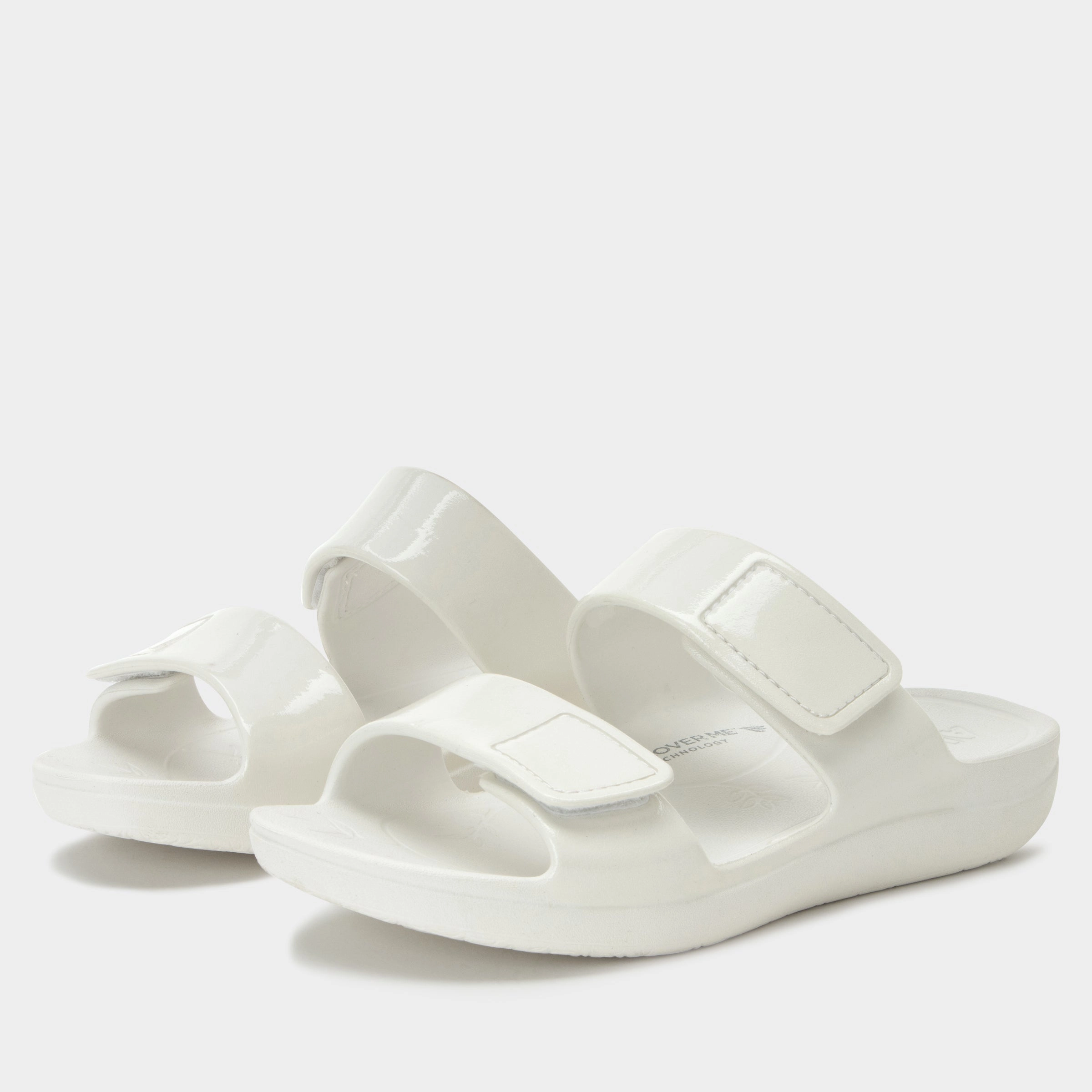 Orbyt White Gloss Sandal