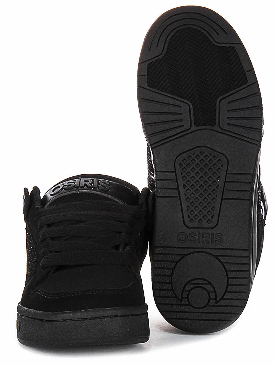 Osiris Pixel In All Black For Men