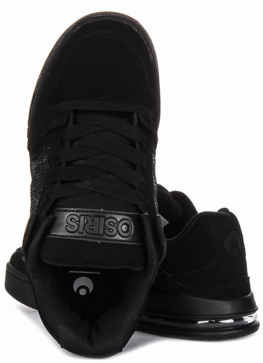 Osiris Pixel In All Black For Men