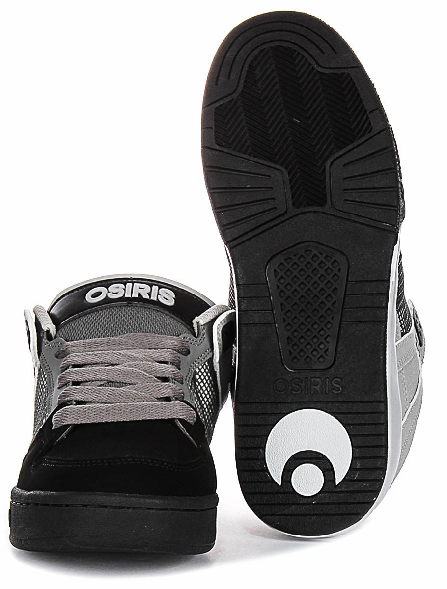Osiris Pixel In Black Grey For Men
