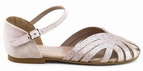 Papanatas Girls Glitter Design Star Carne Mary Jane