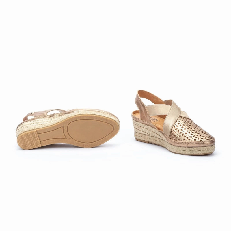 Pikolinos Women's Benidorm W4A-1546CL Sandal - Champagne