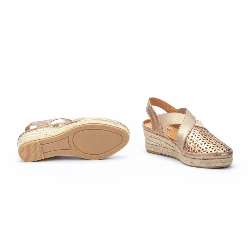 Pikolinos Women's Benidorm W4A-1546CL Sandal - Champagne
