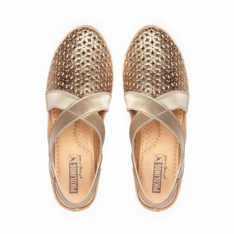 Pikolinos Women's Benidorm W4A-1546CL Sandal - Champagne